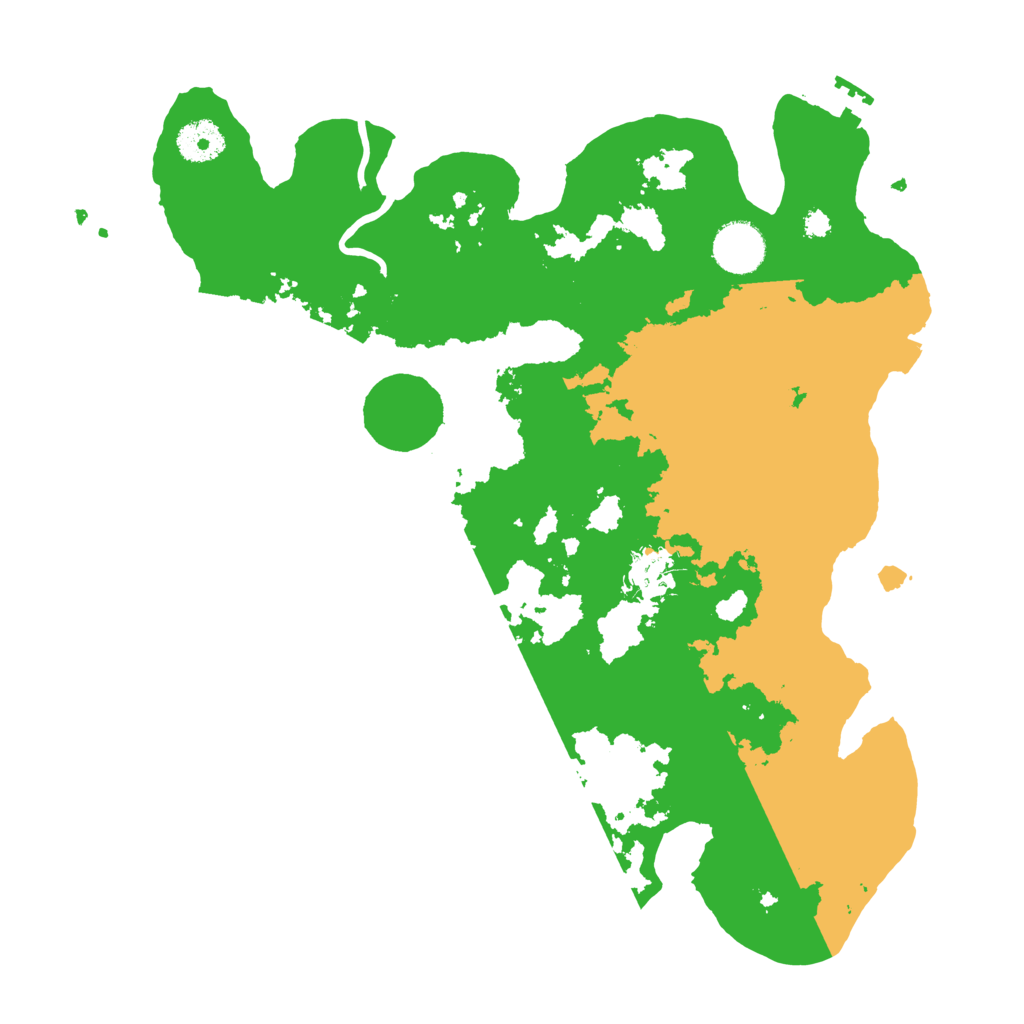 Biome Rust Map: Procedural Map, Size: 3500, Seed: 1123003834