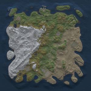 Thumbnail Rust Map: Procedural Map, Size: 4500, Seed: 757389678, 19 Monuments