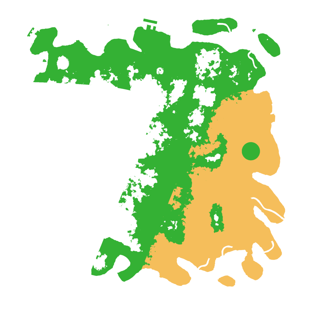 Biome Rust Map: Procedural Map, Size: 4500, Seed: 757389678