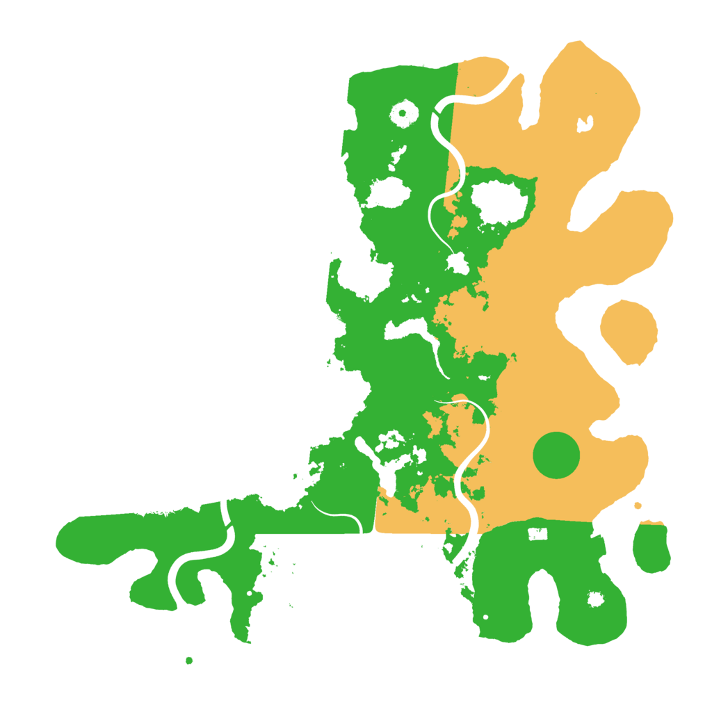 Biome Rust Map: Procedural Map, Size: 4000, Seed: 72611770