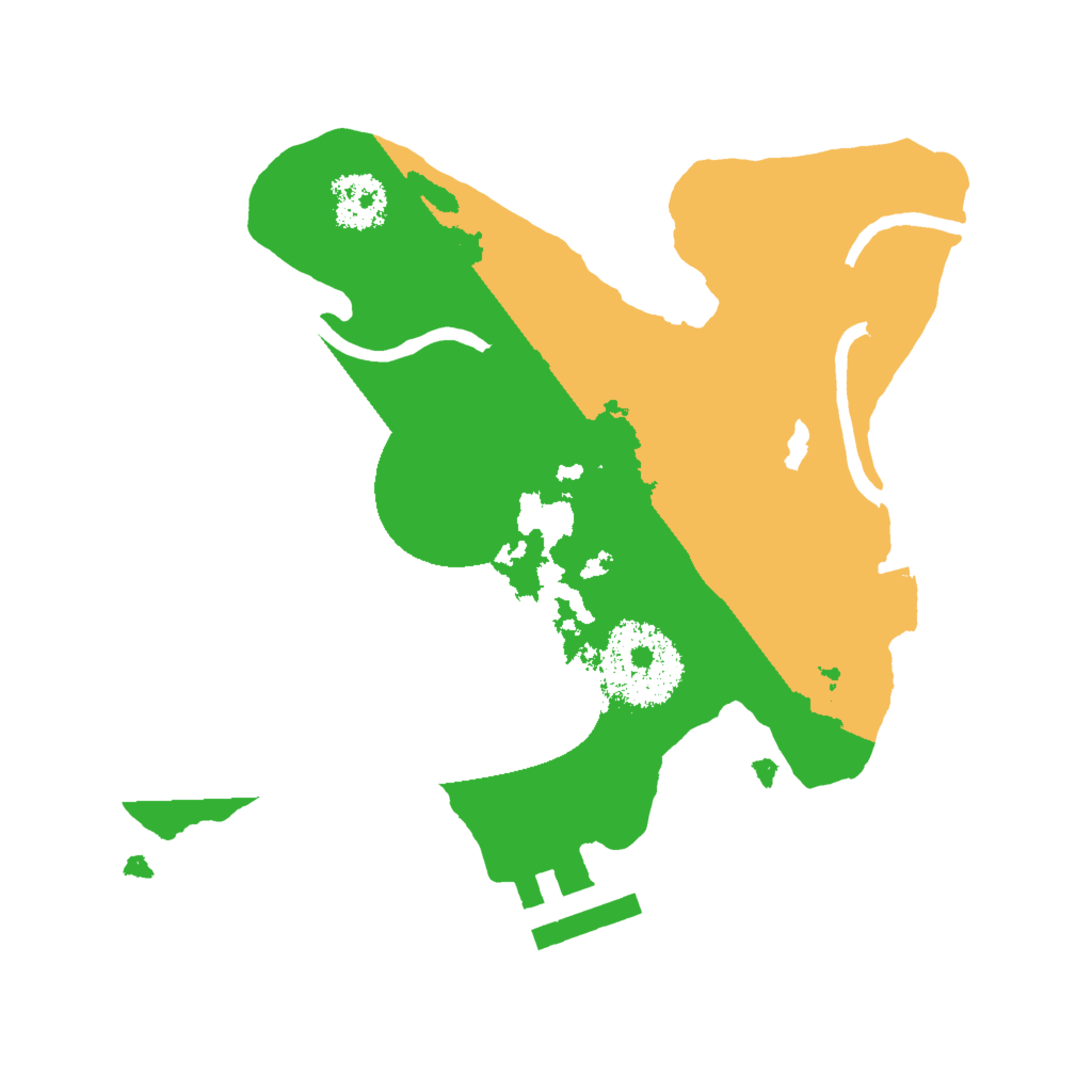 Biome Rust Map: Procedural Map, Size: 2000, Seed: 675648428