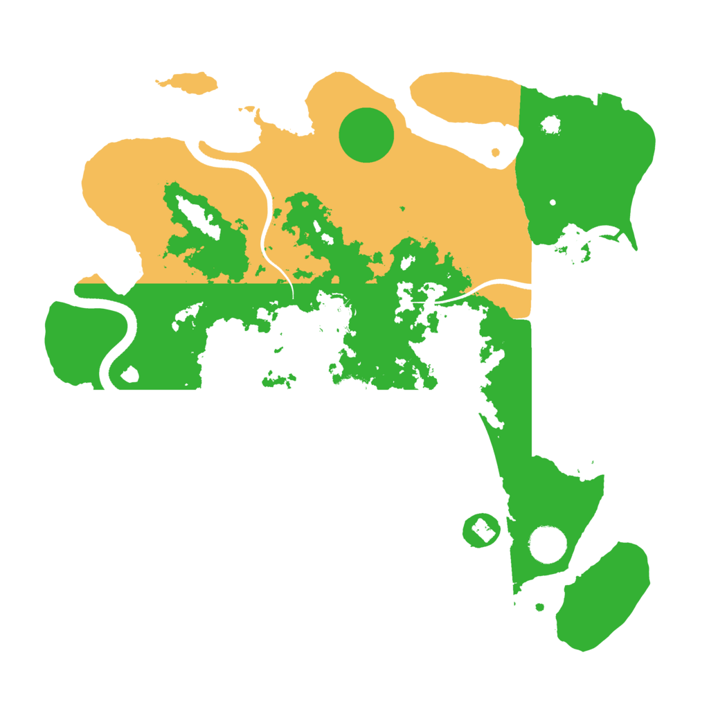 Biome Rust Map: Procedural Map, Size: 3400, Seed: 2022902483