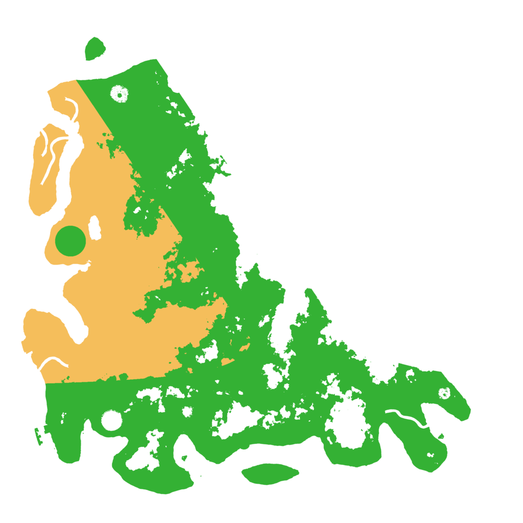 Biome Rust Map: Procedural Map, Size: 4500, Seed: 1736017527