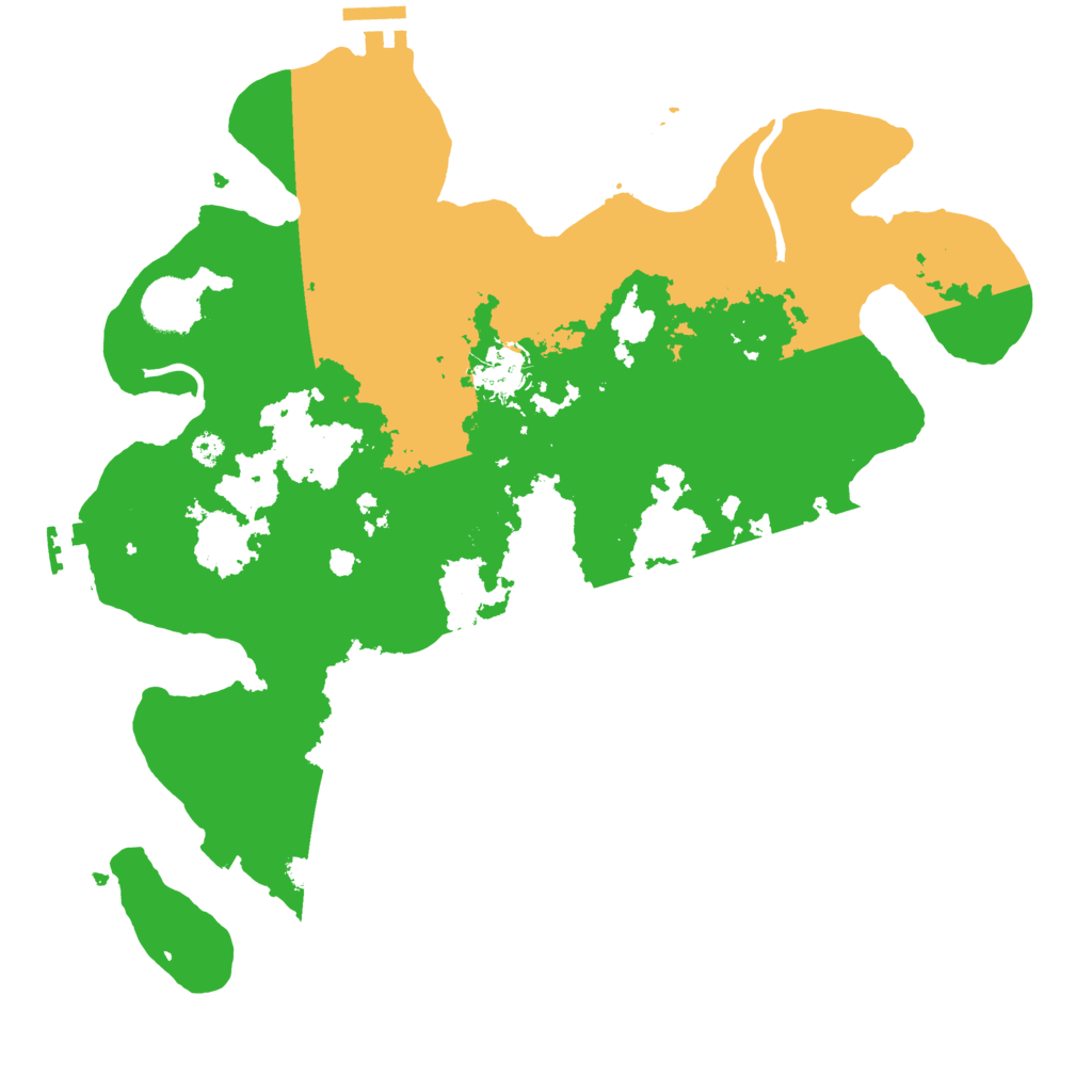 Biome Rust Map: Procedural Map, Size: 3500, Seed: 4260824