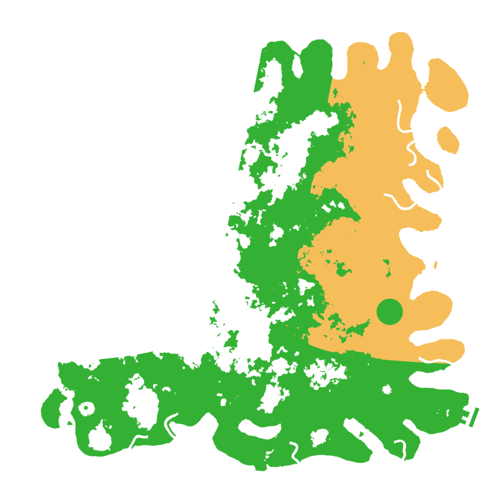 Biome Rust Map: Procedural Map, Size: 5000, Seed: 667865946