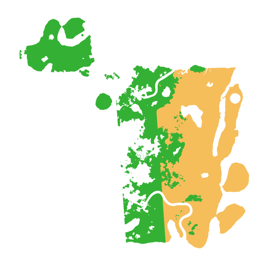 Biome Rust Map: Procedural Map, Size: 4500, Seed: 89574473