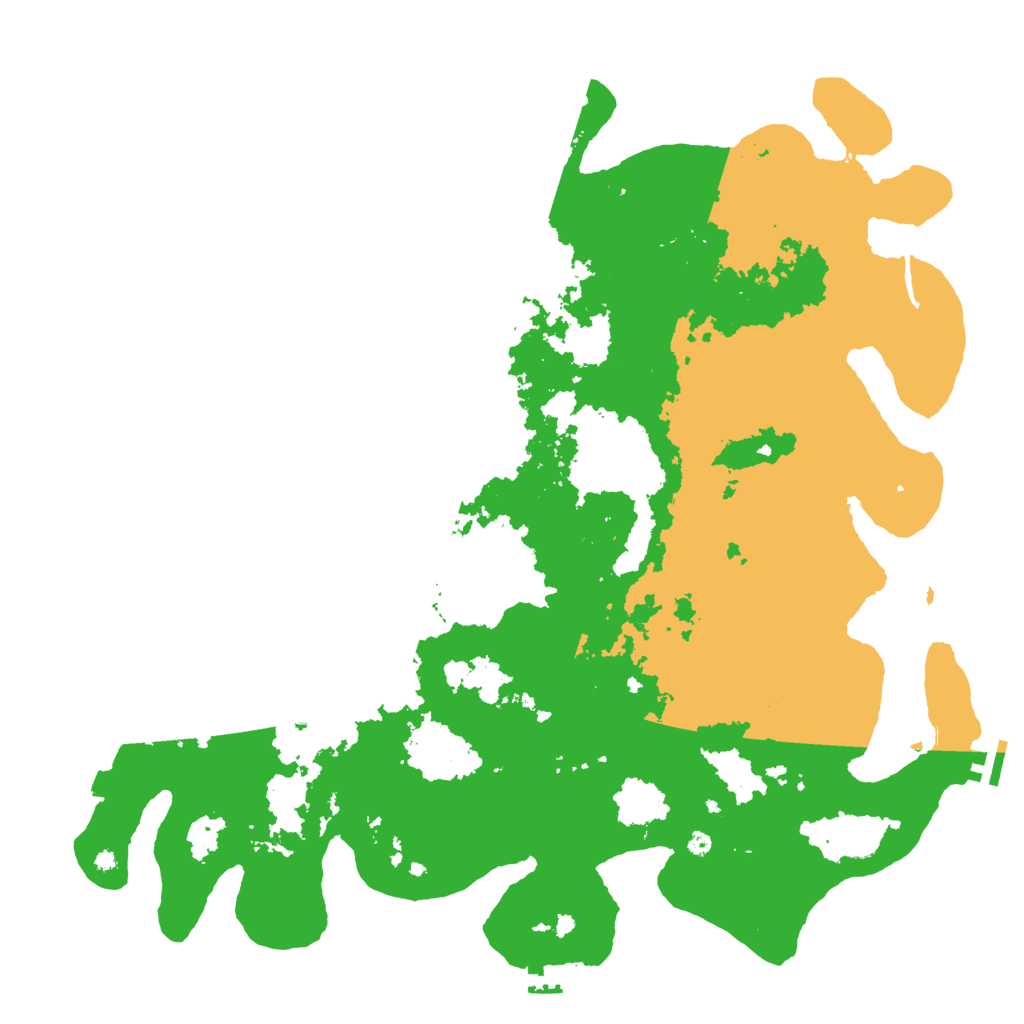 Biome Rust Map: Procedural Map, Size: 4500, Seed: 1500161044