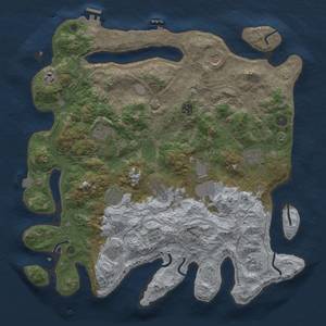 Thumbnail Rust Map: Procedural Map, Size: 4250, Seed: 959634367, 19 Monuments