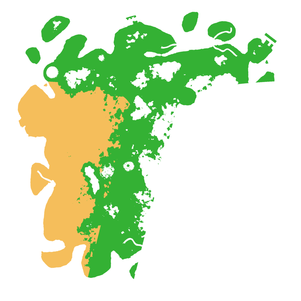 Biome Rust Map: Procedural Map, Size: 4500, Seed: 2458099