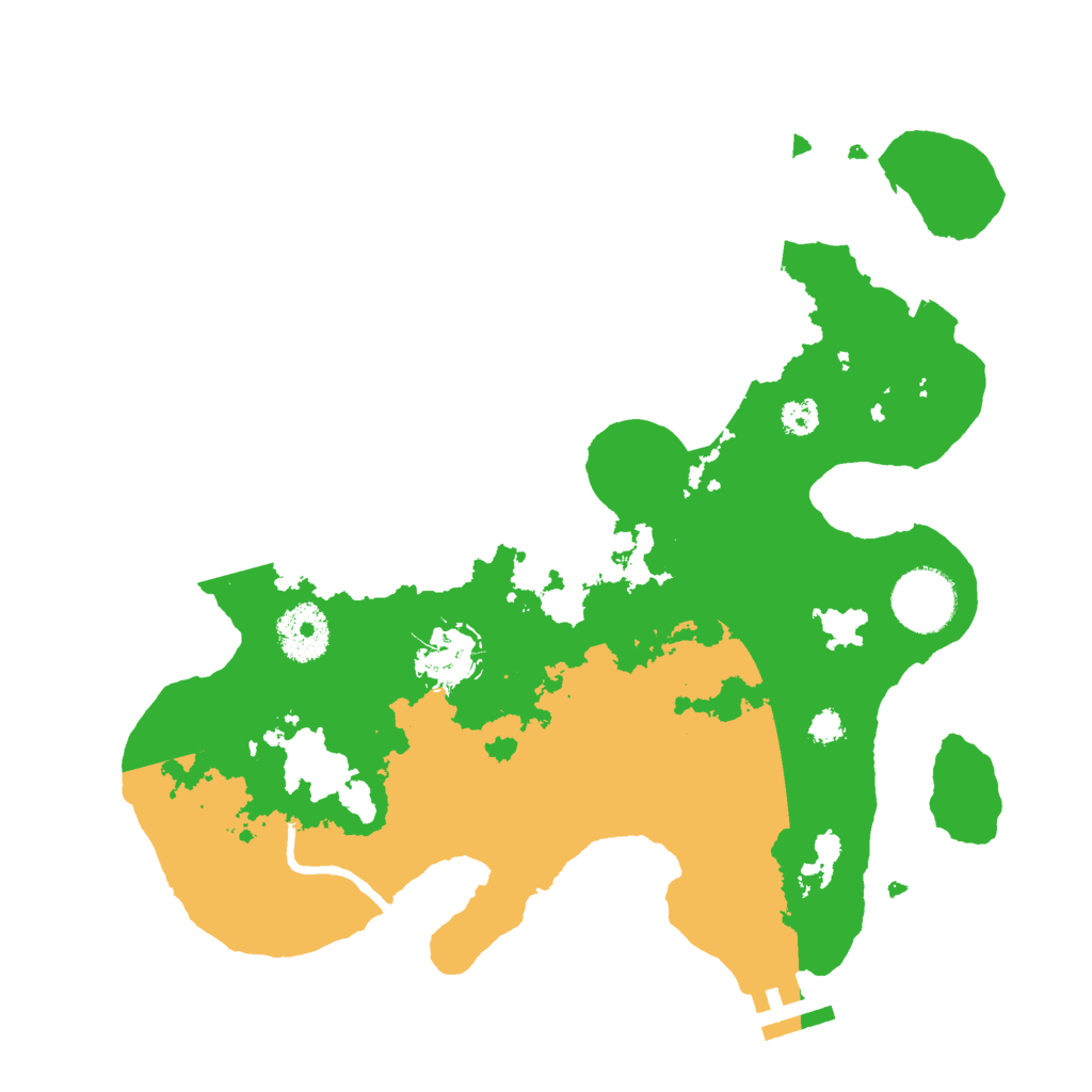 Biome Rust Map: Procedural Map, Size: 3000, Seed: 18025