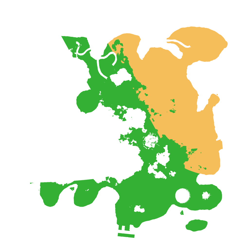 Biome Rust Map: Procedural Map, Size: 3000, Seed: 680269945