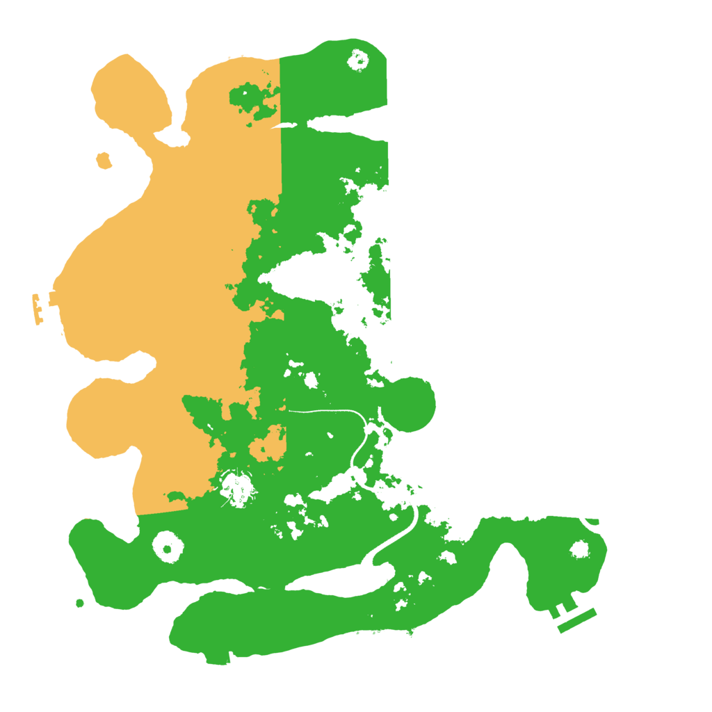 Biome Rust Map: Procedural Map, Size: 3500, Seed: 1378554678