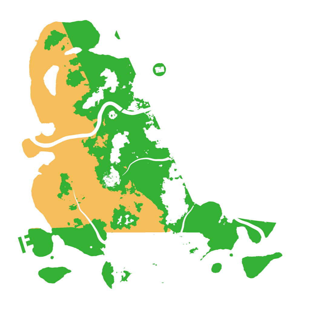 Biome Rust Map: Procedural Map, Size: 3800, Seed: 654093369