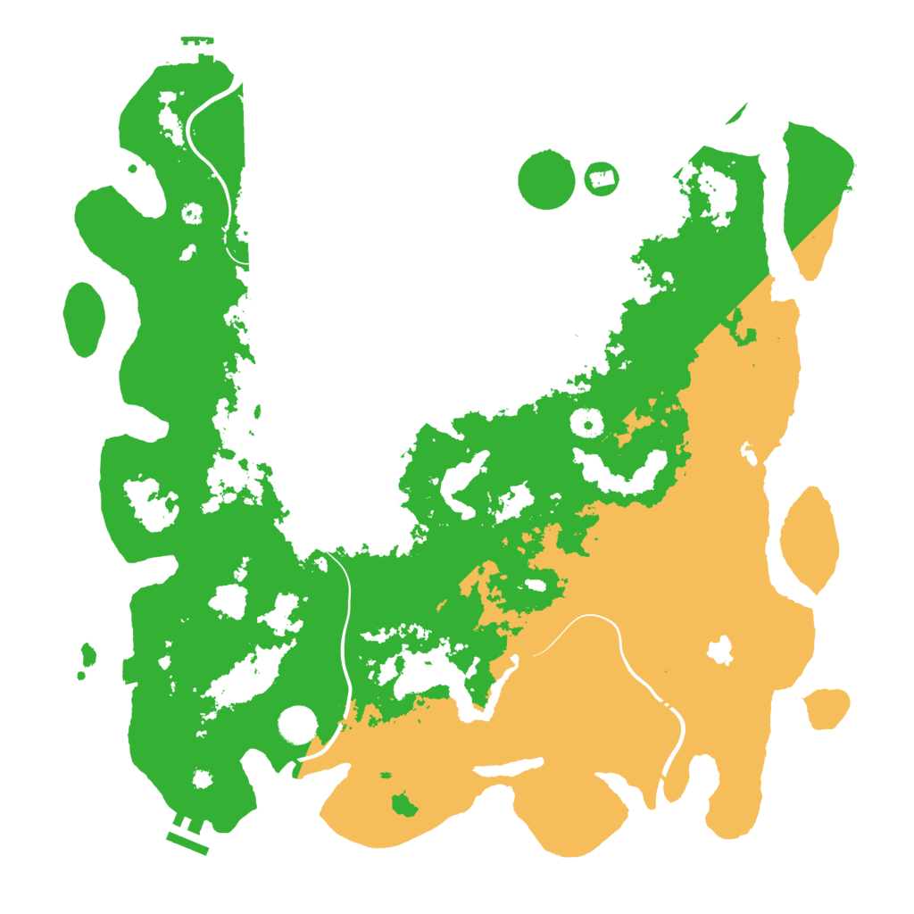 Biome Rust Map: Procedural Map, Size: 4250, Seed: 677997136