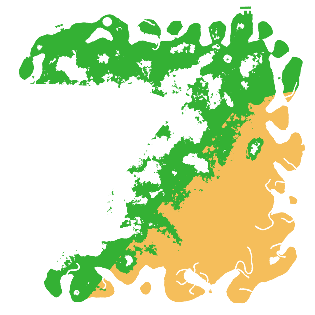 Biome Rust Map: Procedural Map, Size: 6000, Seed: 398428850