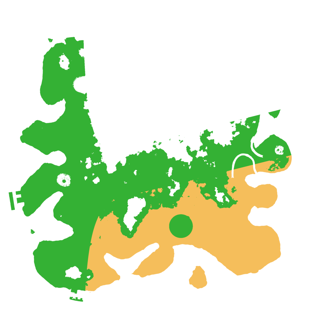 Biome Rust Map: Procedural Map, Size: 3500, Seed: 229481430