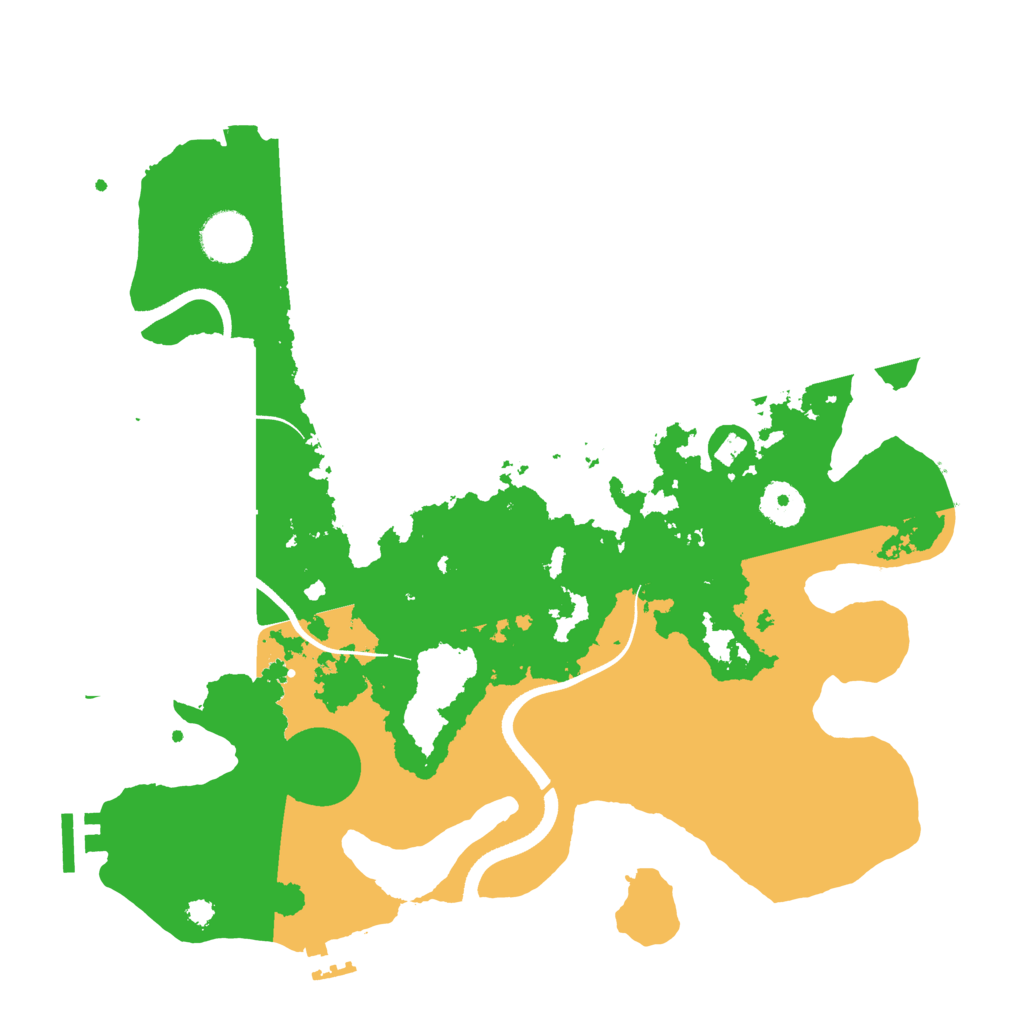 Biome Rust Map: Procedural Map, Size: 3500, Seed: 229481430