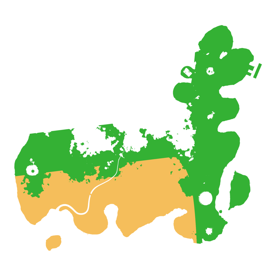 Biome Rust Map: Procedural Map, Size: 3500, Seed: 802206697