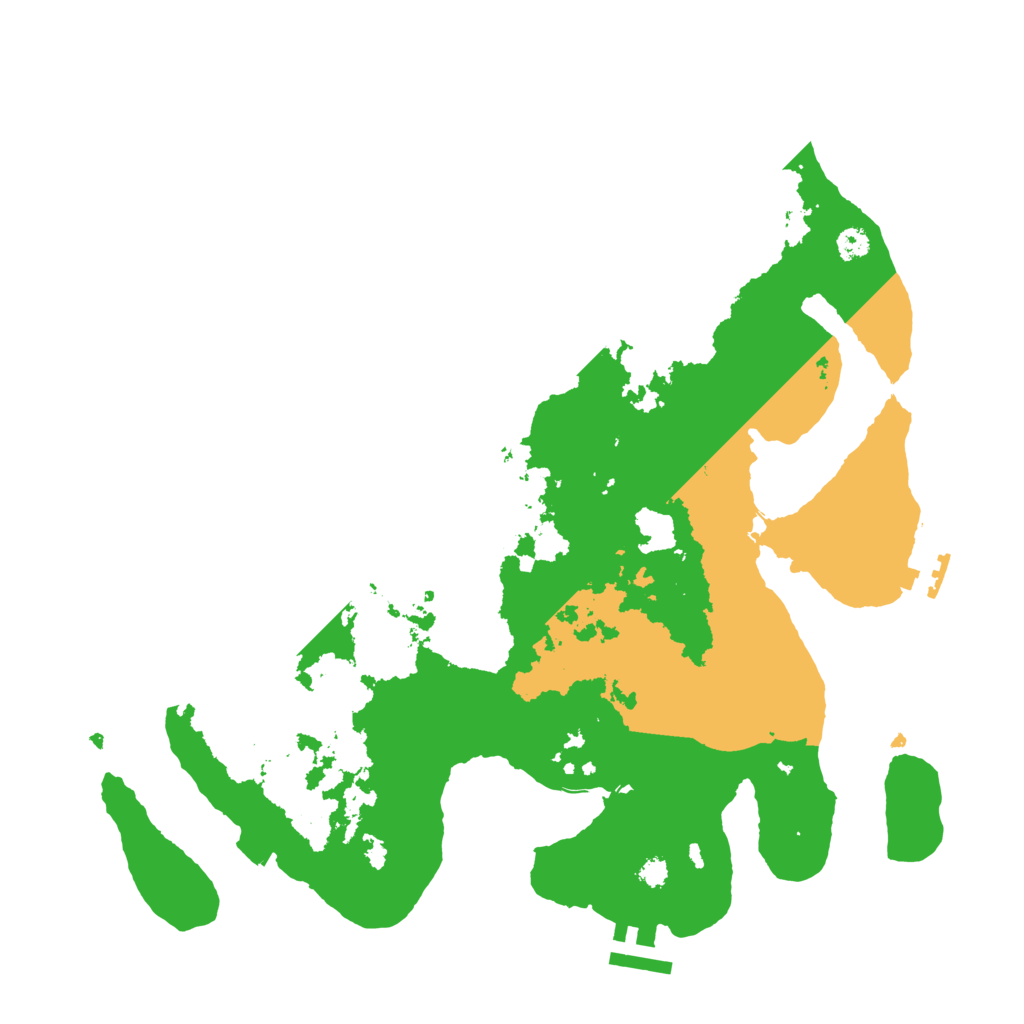 Biome Rust Map: Procedural Map, Size: 3300, Seed: 2115406558