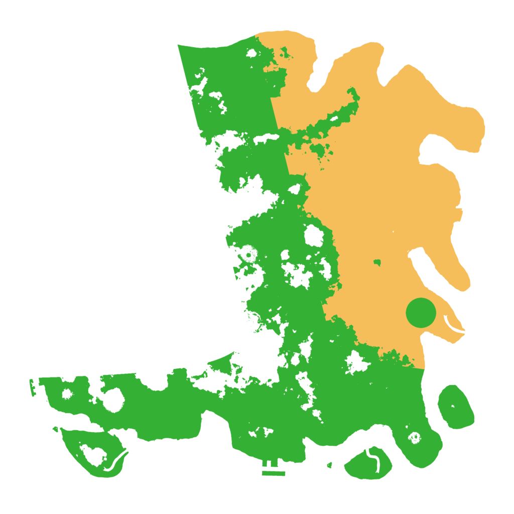 Biome Rust Map: Procedural Map, Size: 4500, Seed: 547926894