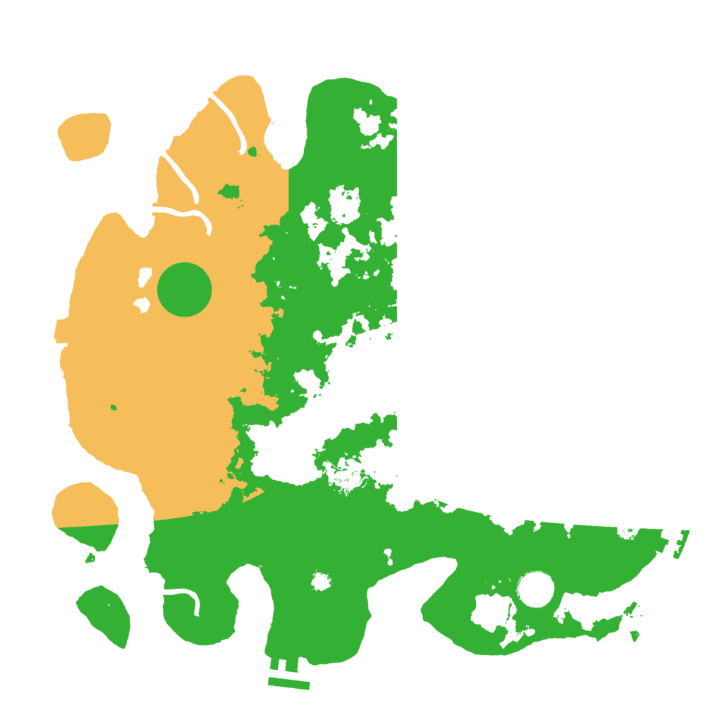 Biome Rust Map: Procedural Map, Size: 3500, Seed: 1889304475