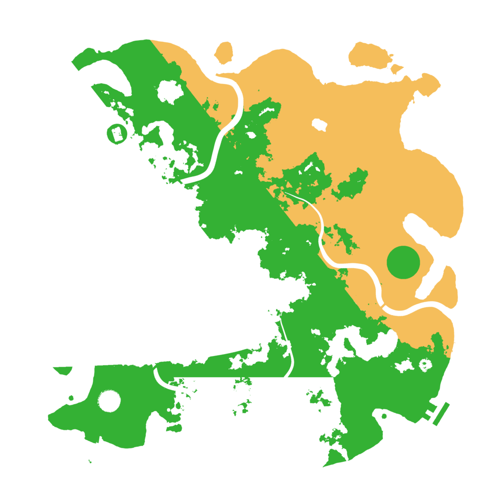 Biome Rust Map: Procedural Map, Size: 4000, Seed: 96070207