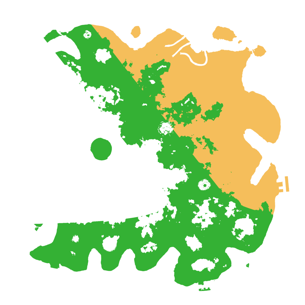 Biome Rust Map: Procedural Map, Size: 4000, Seed: 96070207