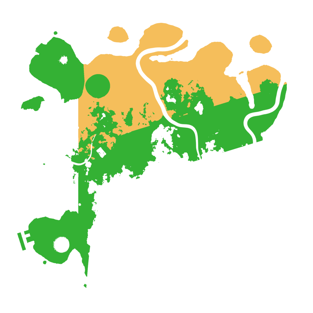 Biome Rust Map: Procedural Map, Size: 3500, Seed: 1549086607