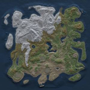 Thumbnail Rust Map: Procedural Map, Size: 4250, Seed: 1082088981, 14 Monuments