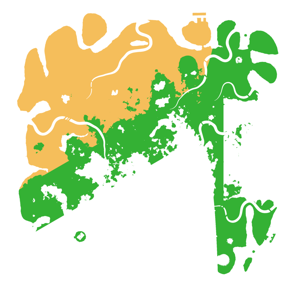 Biome Rust Map: Procedural Map, Size: 4500, Seed: 2121585613