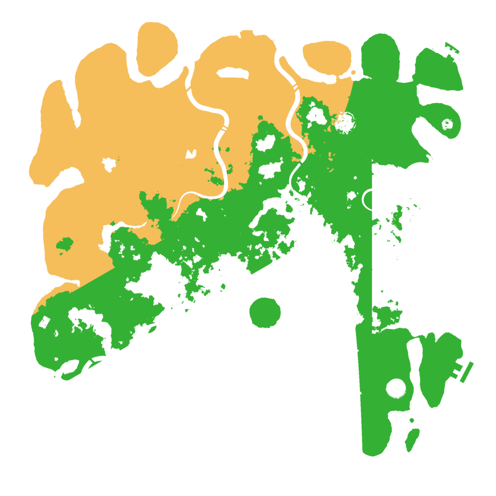 Biome Rust Map: Procedural Map, Size: 4500, Seed: 2121585613