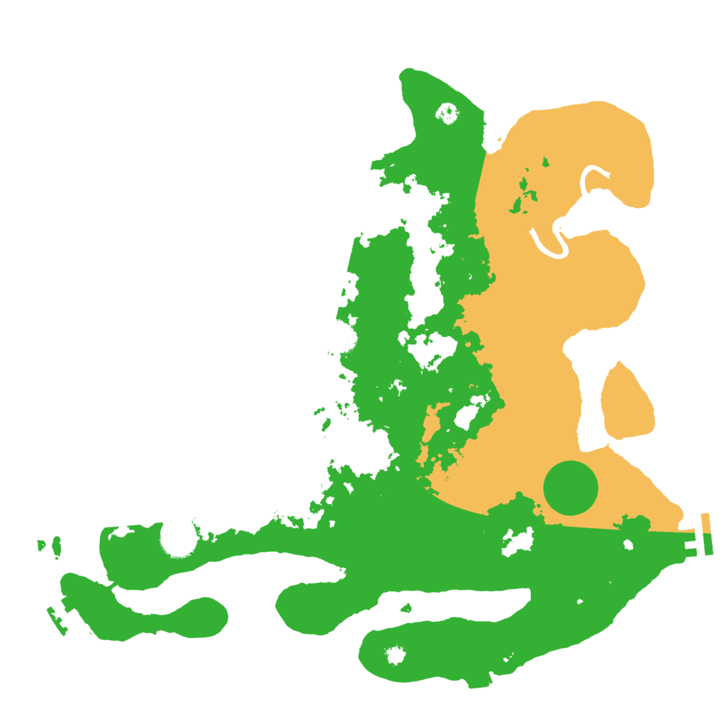 Biome Rust Map: Procedural Map, Size: 3500, Seed: 212080543
