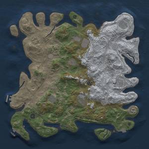 Thumbnail Rust Map: Procedural Map, Size: 4250, Seed: 19963, 19 Monuments