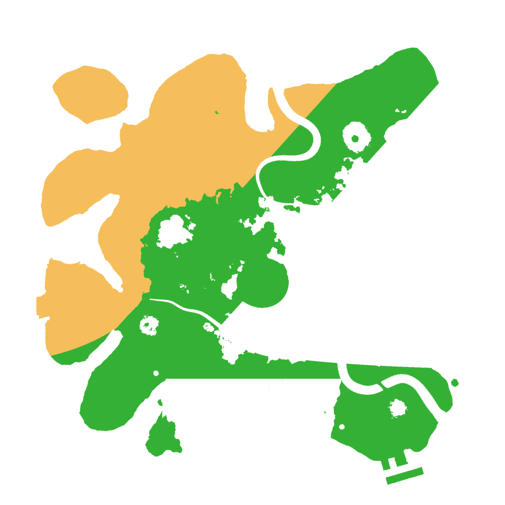 Biome Rust Map: Procedural Map, Size: 2700, Seed: 408306398