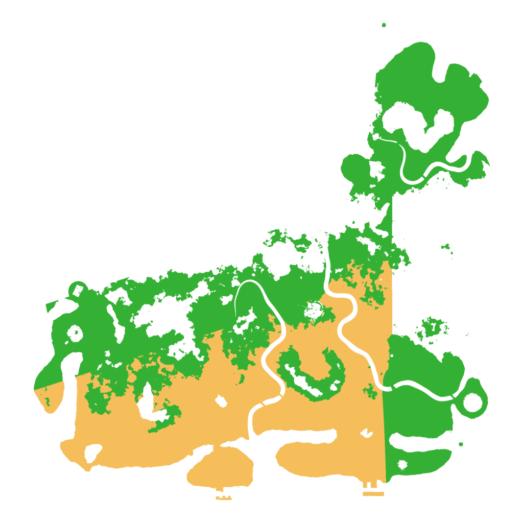 Biome Rust Map: Procedural Map, Size: 5000, Seed: 690776193