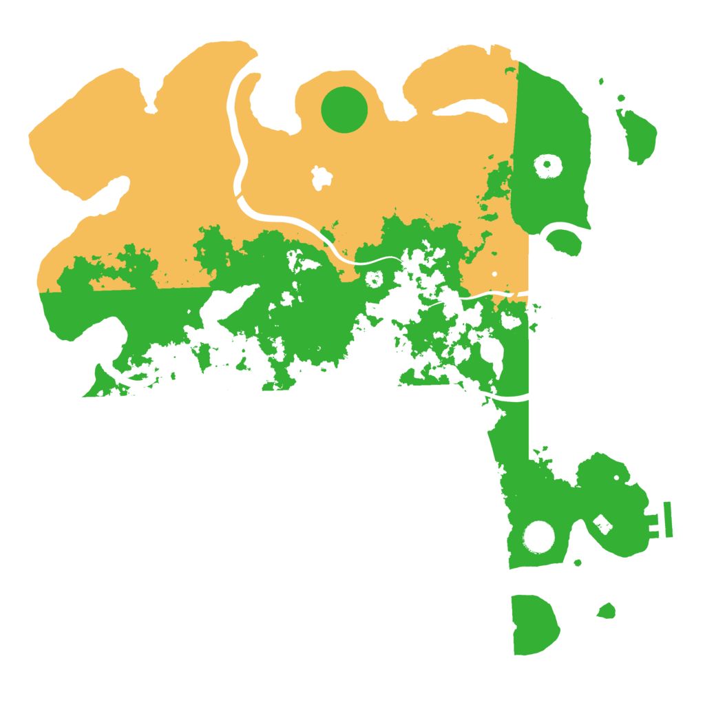 Biome Rust Map: Procedural Map, Size: 4000, Seed: 1237935736