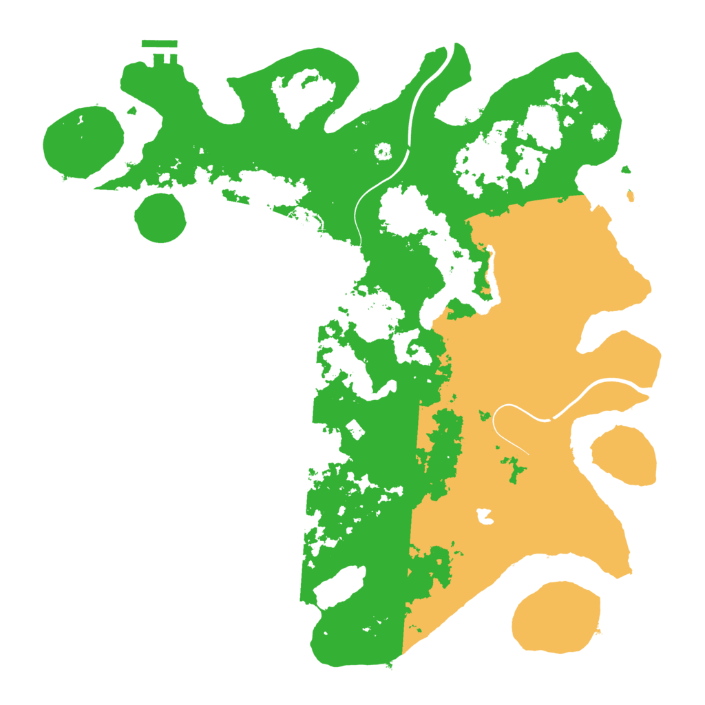 Biome Rust Map: Procedural Map, Size: 4000, Seed: 2023026