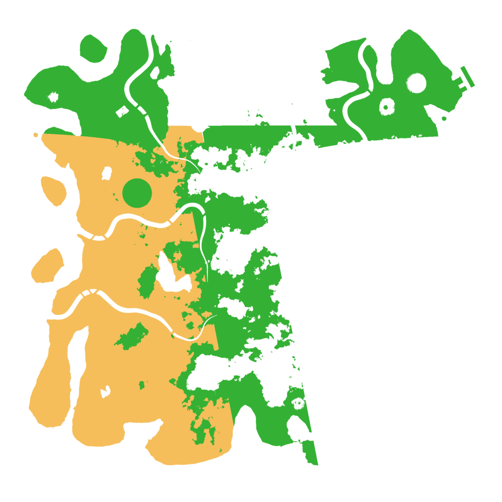 Biome Rust Map: Procedural Map, Size: 4500, Seed: 1382129230