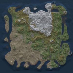 Thumbnail Rust Map: Procedural Map, Size: 4500, Seed: 274037520, 19 Monuments