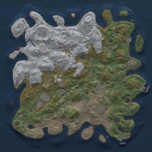 Thumbnail Rust Map: Procedural Map, Size: 4250, Seed: 936521926, 18 Monuments