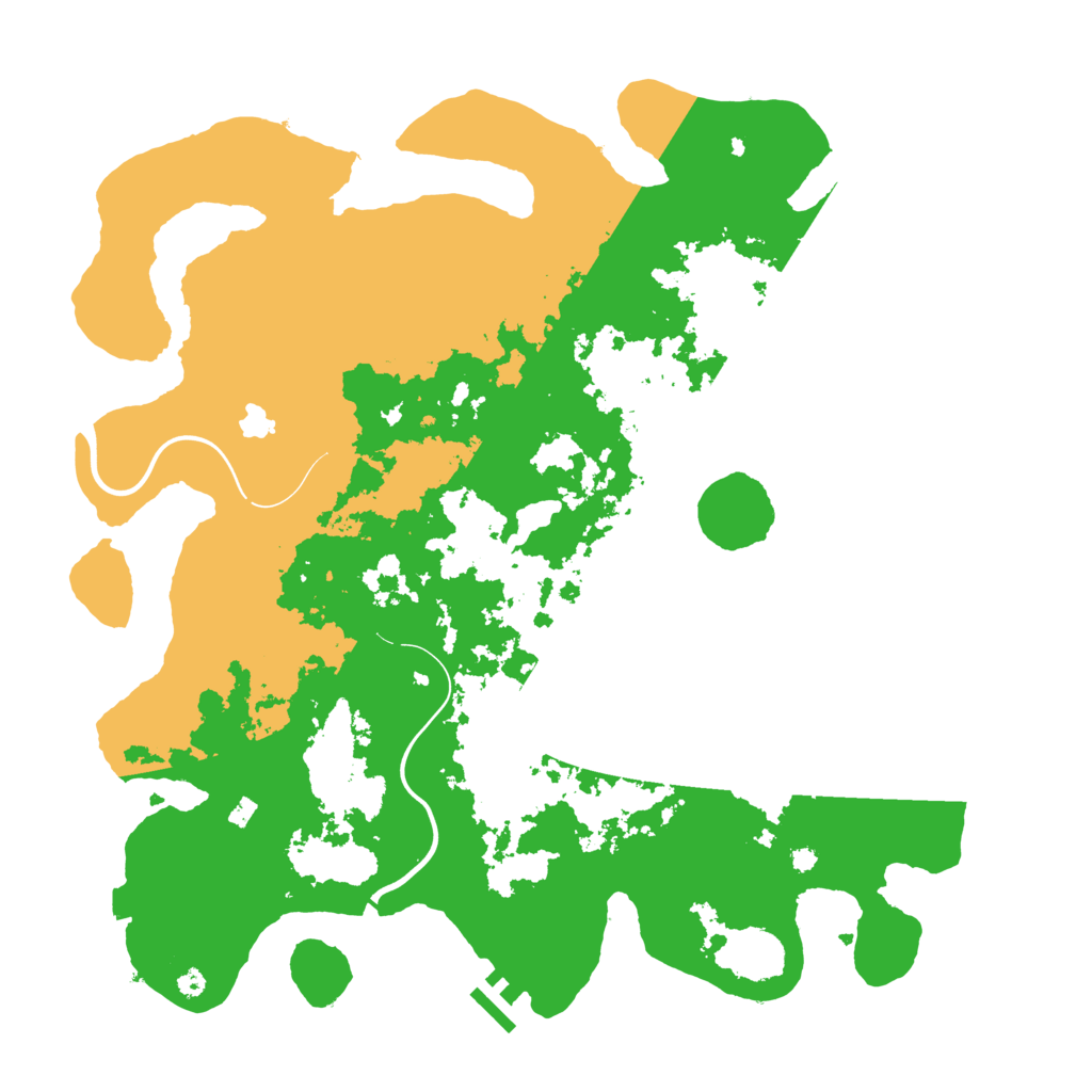 Biome Rust Map: Procedural Map, Size: 4000, Seed: 41234242