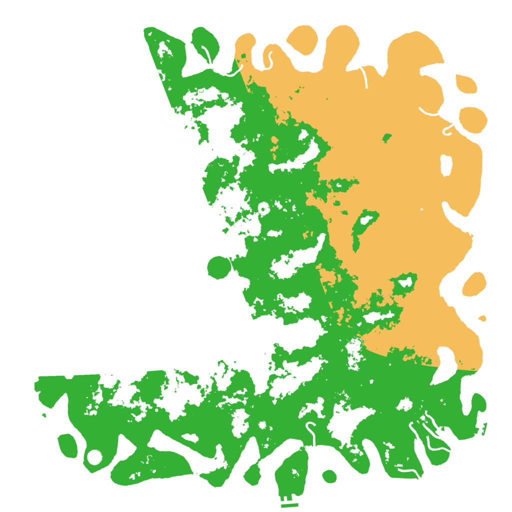 Biome Rust Map: Procedural Map, Size: 6000, Seed: 1981366438