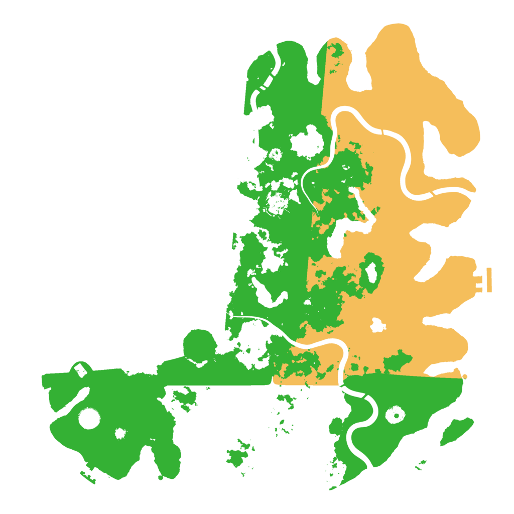 Biome Rust Map: Procedural Map, Size: 4250, Seed: 46950137