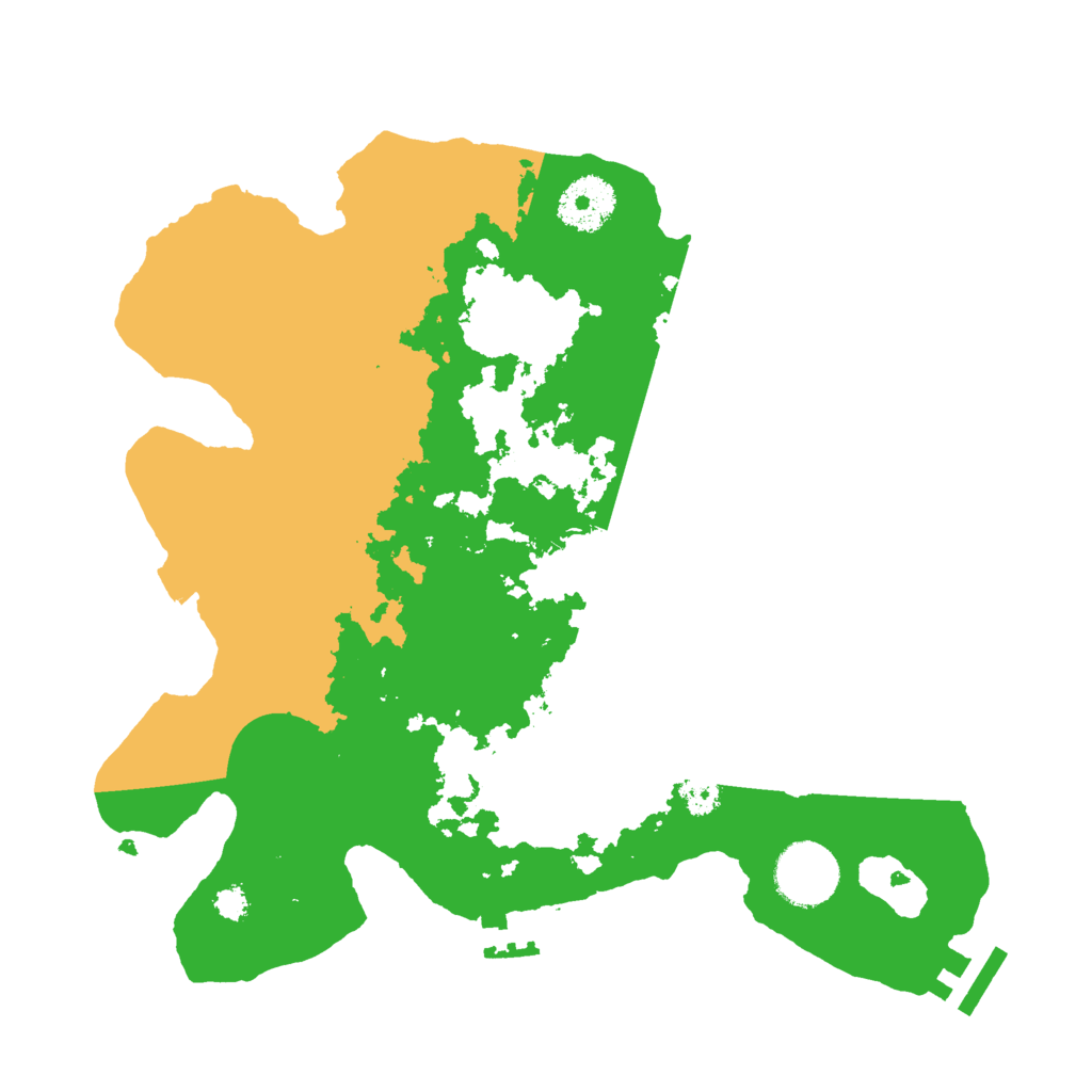 Biome Rust Map: Procedural Map, Size: 3000, Seed: 1768405703