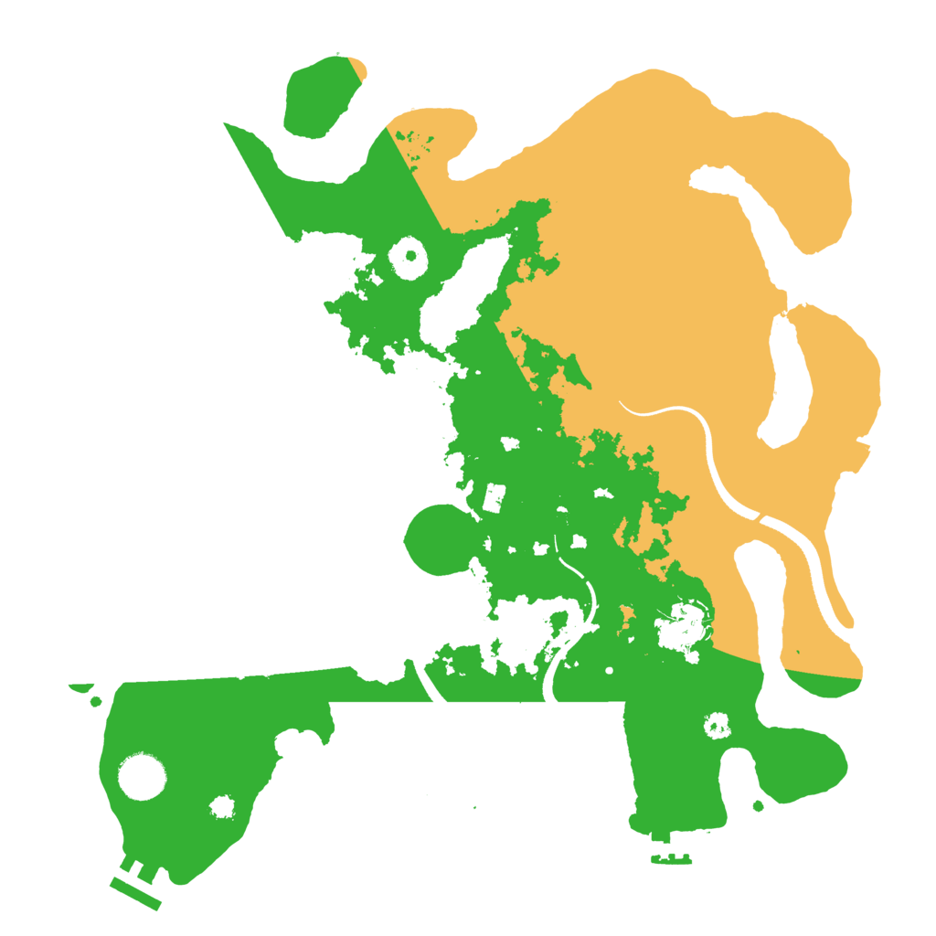 Biome Rust Map: Procedural Map, Size: 3500, Seed: 1816117997