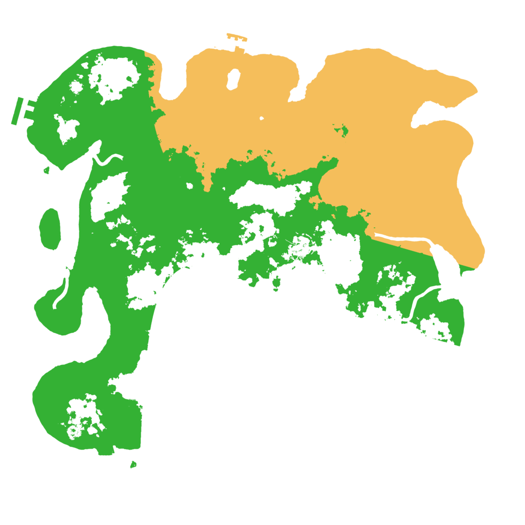 Biome Rust Map: Procedural Map, Size: 3800, Seed: 1556