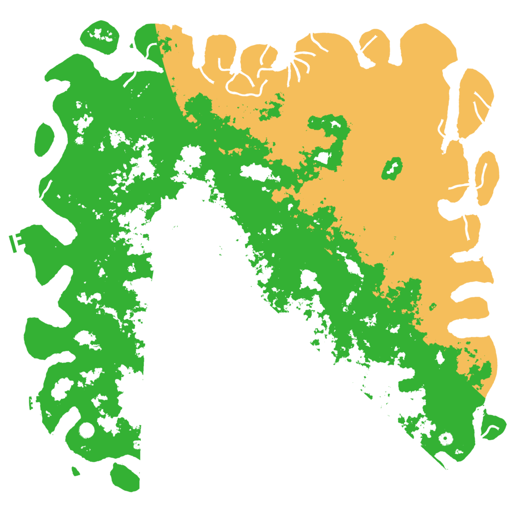 Biome Rust Map: Procedural Map, Size: 6000, Seed: 486803