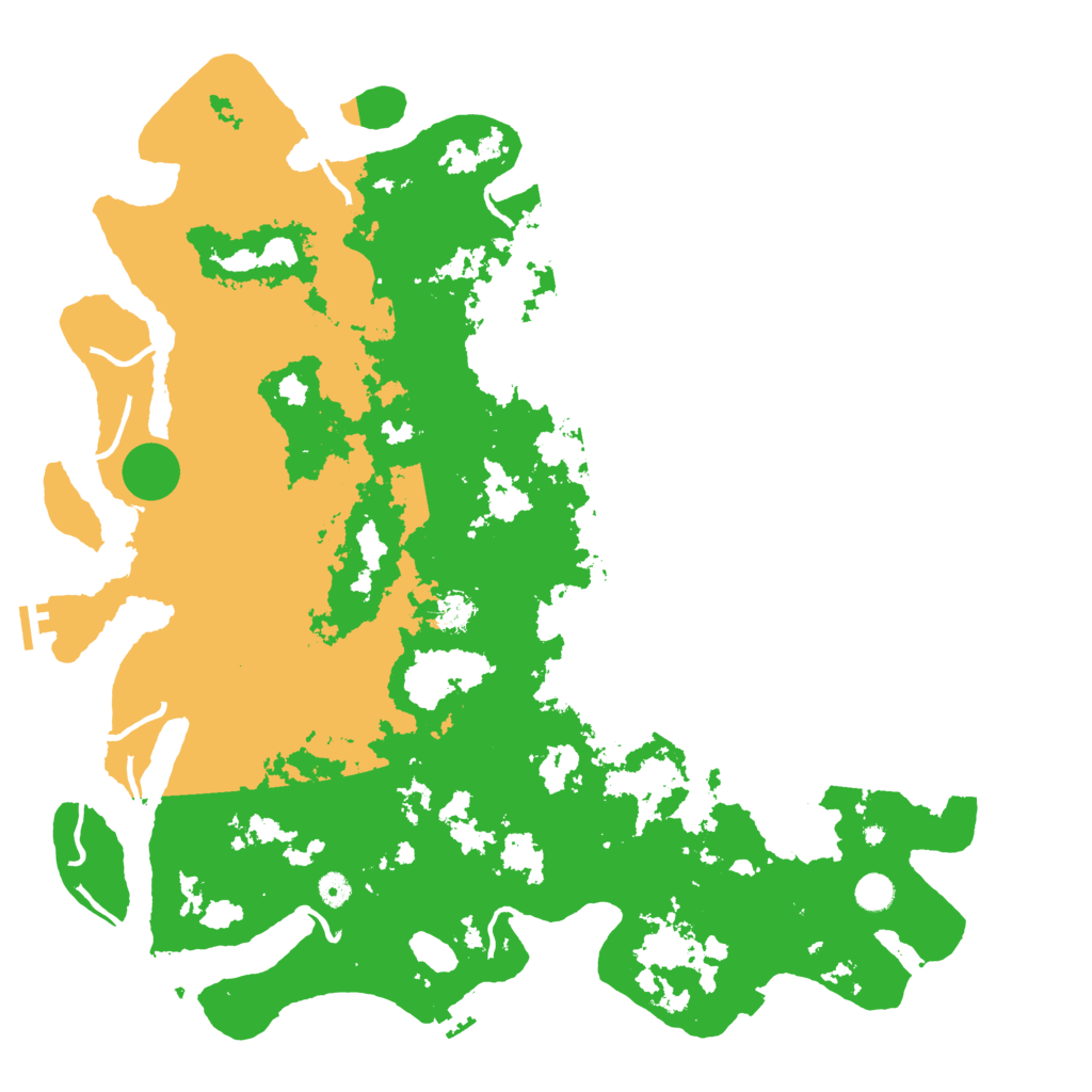 Biome Rust Map: Procedural Map, Size: 5000, Seed: 1250