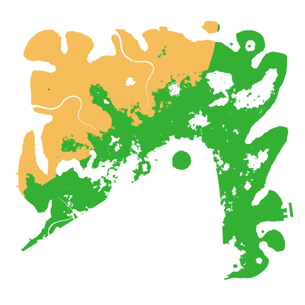 Biome Rust Map: Procedural Map, Size: 4301, Seed: 295354