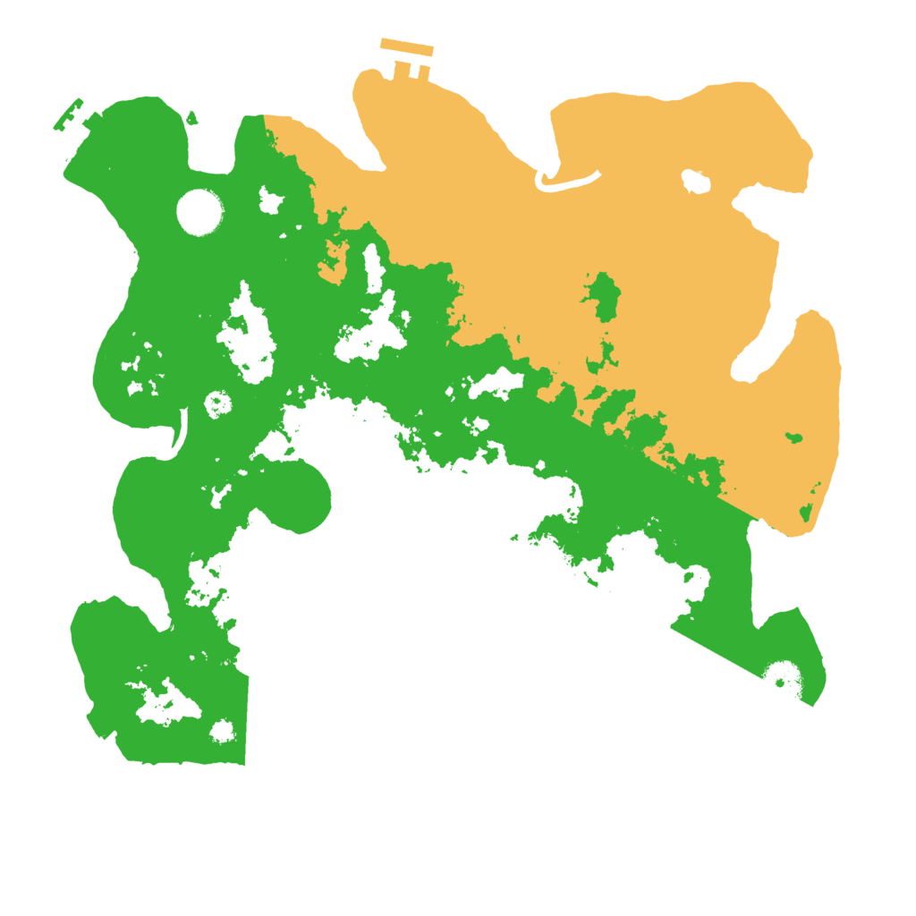 Biome Rust Map: Procedural Map, Size: 3500, Seed: 512667